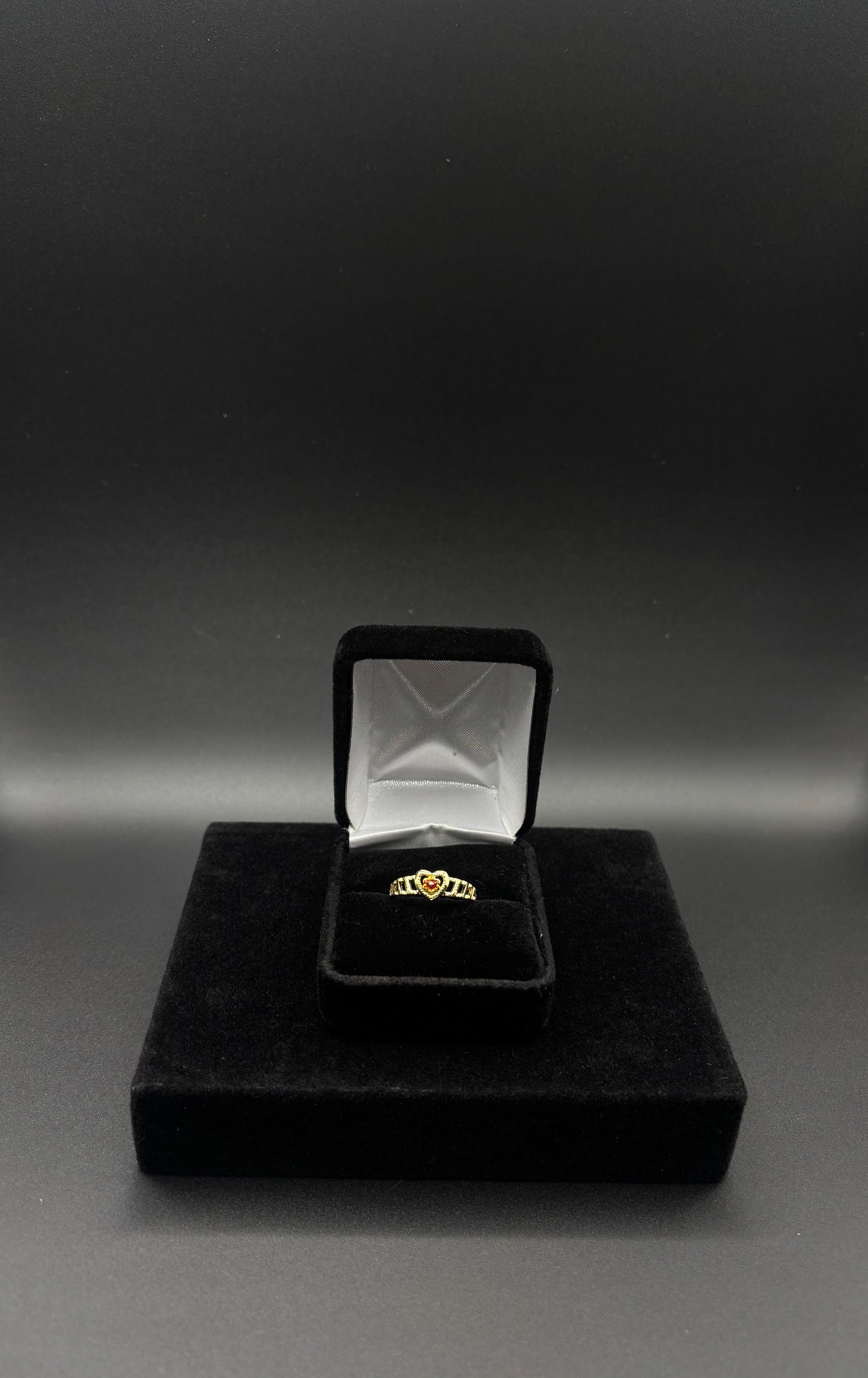 Women Heart 14k Gold Plated Ring