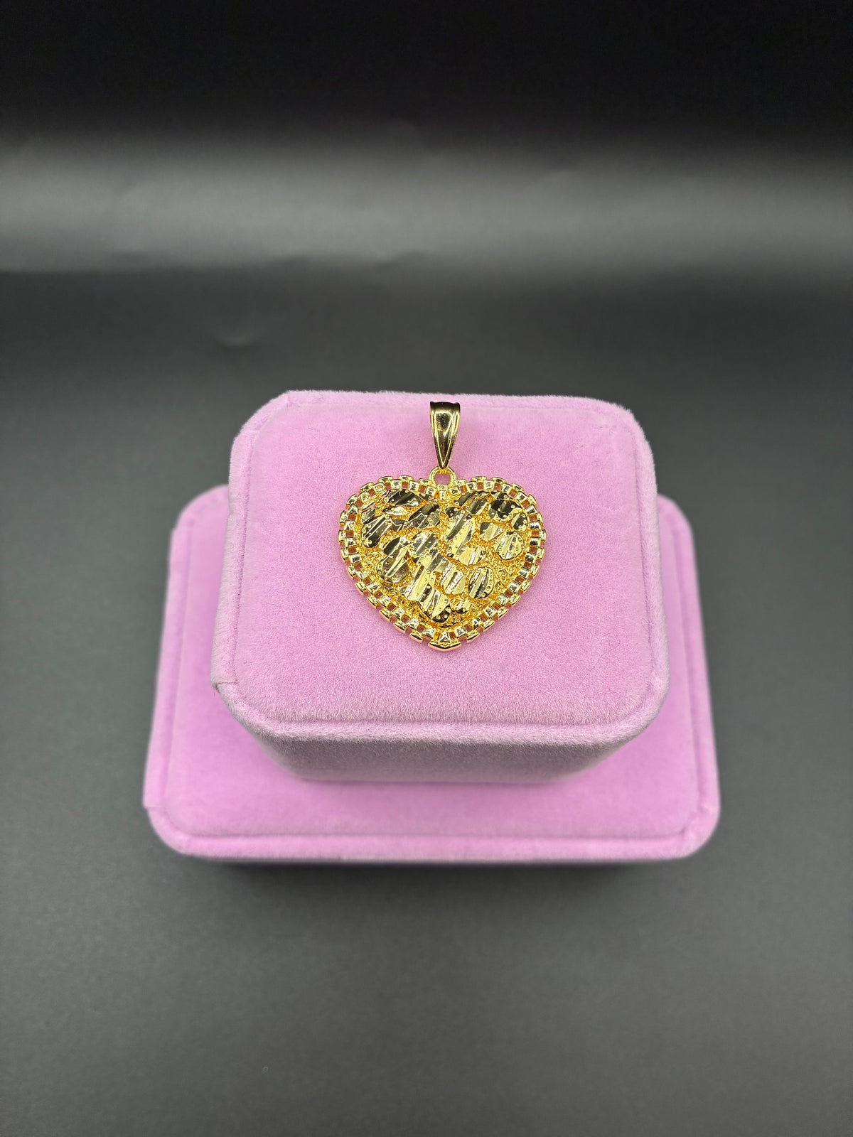 Women Rolex nugget pendant 14k gold plated