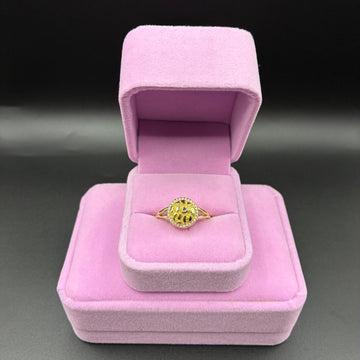 Women Nugget ring 14k gold plated
