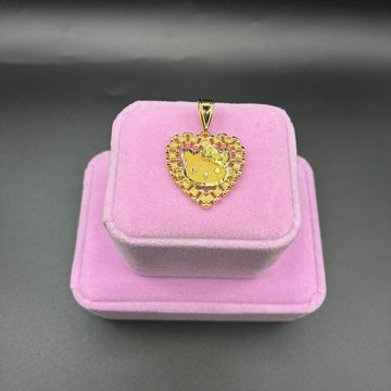 Women Rolex HK pendant 14k gold plated