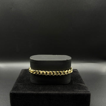 Men Miami Cuban bracelet 14k gold plated