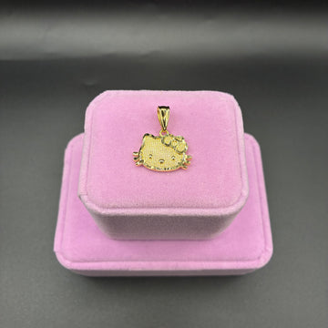 Women HK pendant 14k gold plated