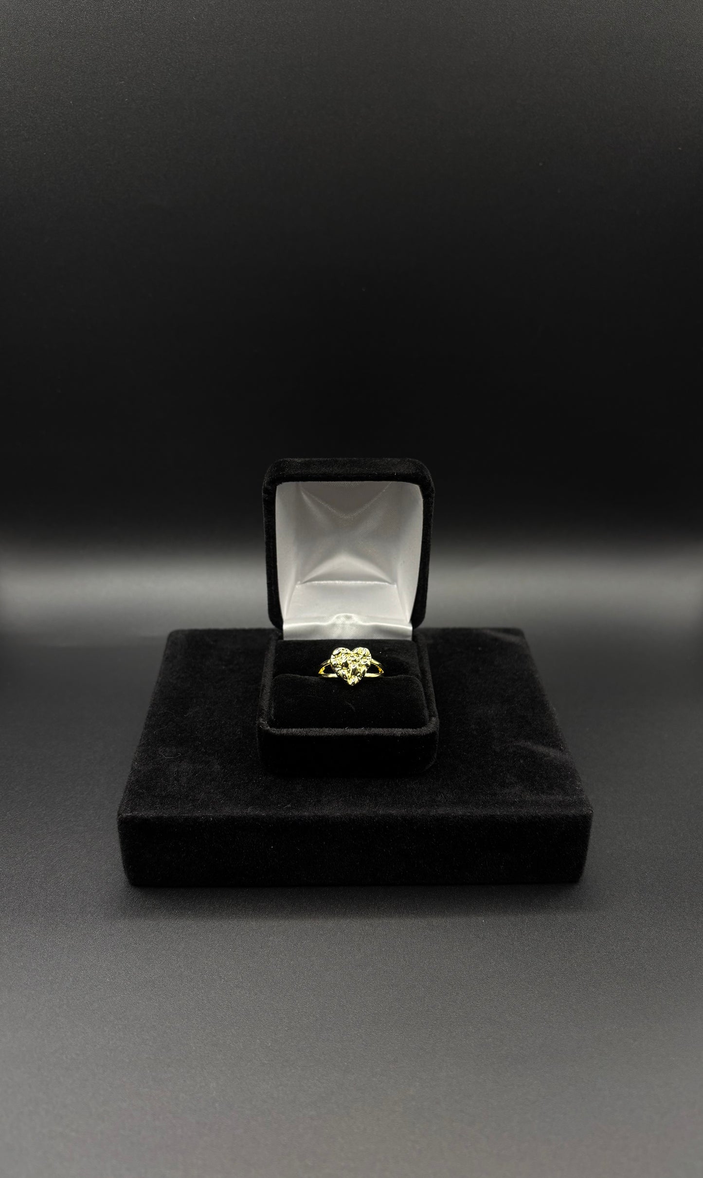 Women Nugget heart 14k plated