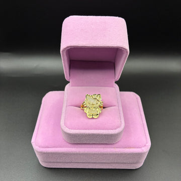 Women HK 14k Gold Plated Ring