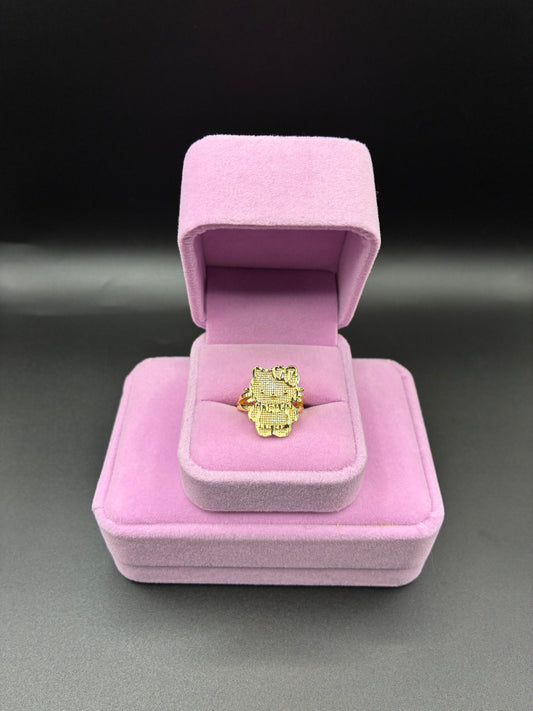 Women HK 14k Gold Plated Ring