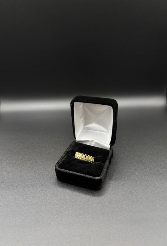 Men Rolex Ring 14k Gold Plated