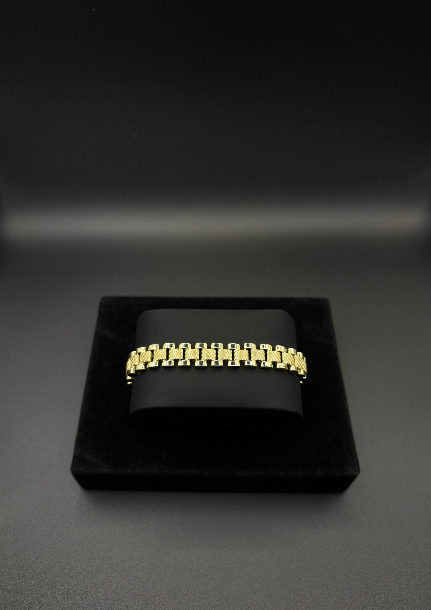 Men Rolex 8mm Bracelet 14k Gold Plated