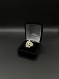 Triple Nugget Cross 925. Silver