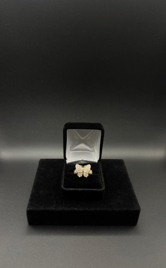 Women Pink Rolex 14k Gold Plated Ring