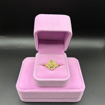 Women Nugget ring 14k gold plated