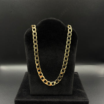 Men Cuban chain 14k gold plated