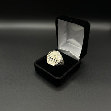Men Última Cena Nugget Ring 925. Silver