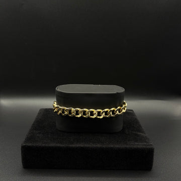 Men Cuban bracelet 14k gold plated
