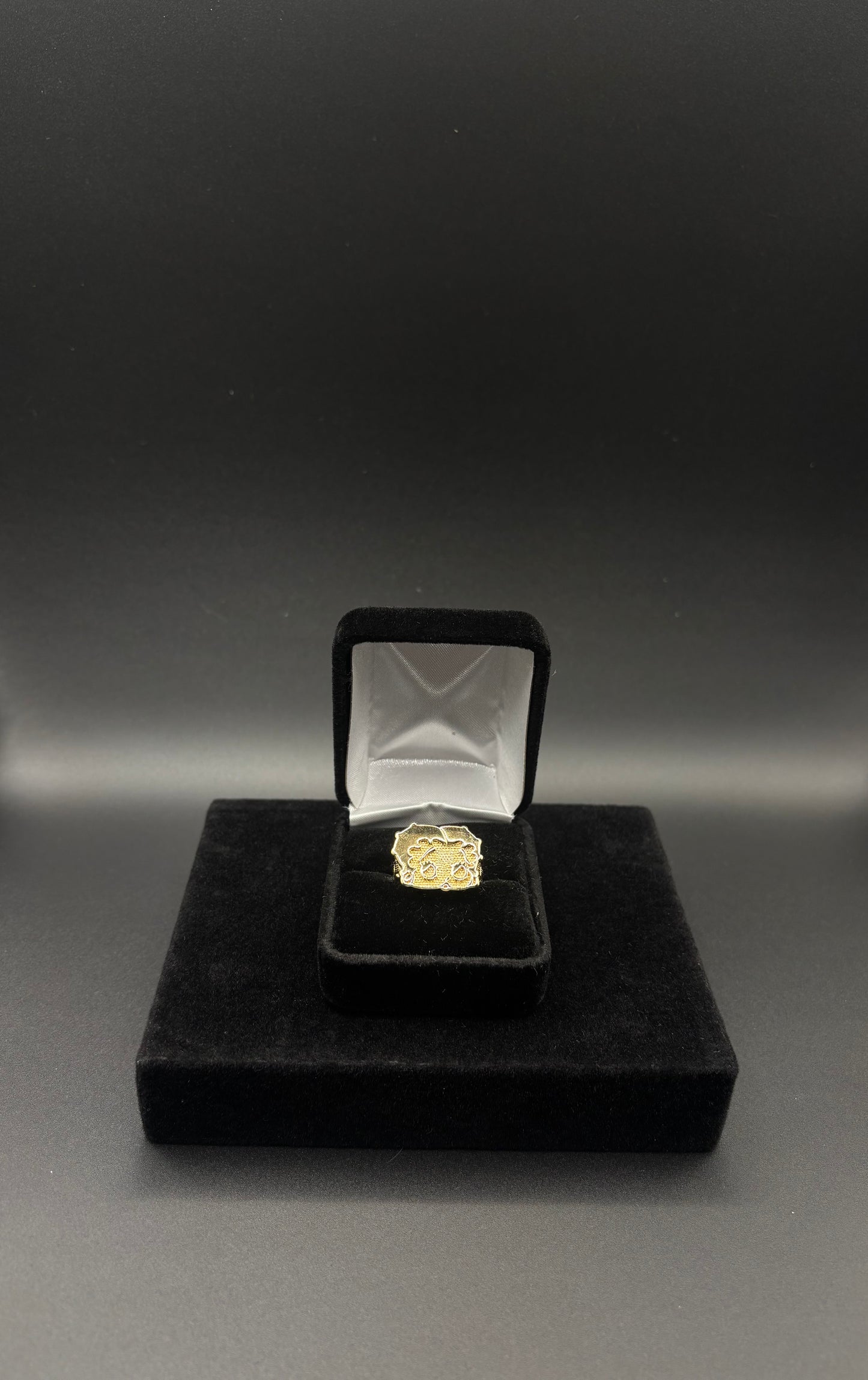 Women BB 14k Gold Plated Ring