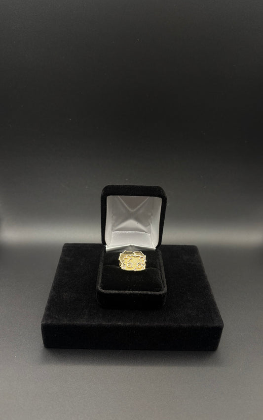 Women BB 14k Gold Plated Ring