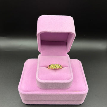 Women Nugget ring 14k gold plated