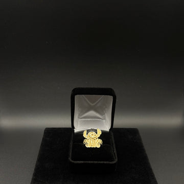 Women Lilo & Stitch 14k Gold Plated Ring