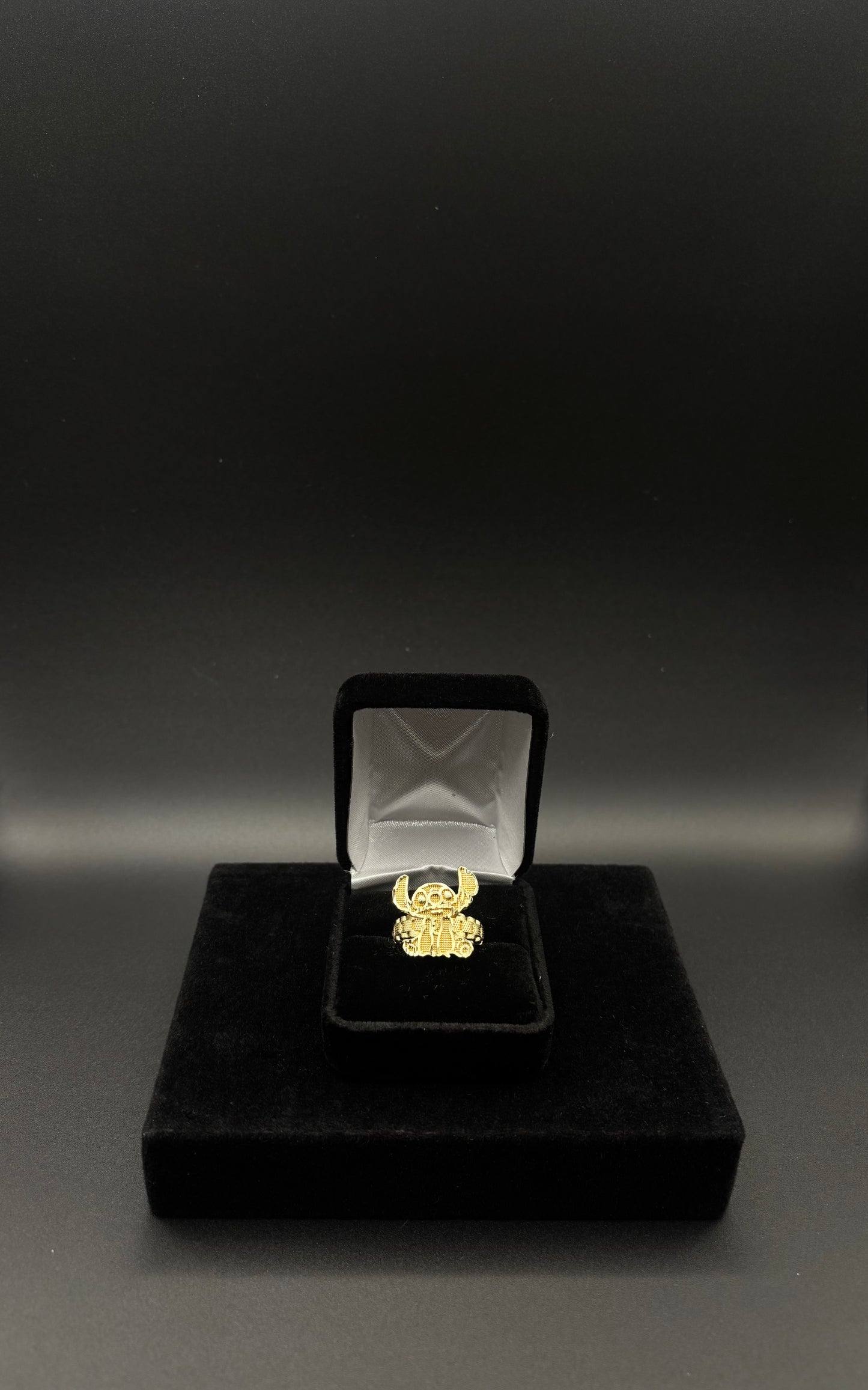 Women Lilo & Stitch 14k Gold Plated Ring