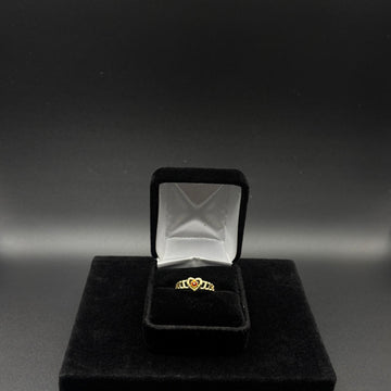 Women Heart 14k Gold Plated Ring