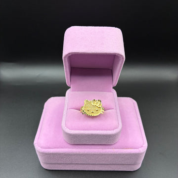 Women HK 14k Gold Plated Ring