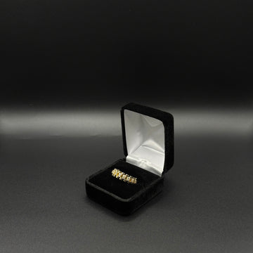 Men Diamond Rolex Ring 14k Gold Plated