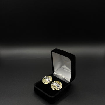 Men Última Cena Earrings 14k Gold Plated