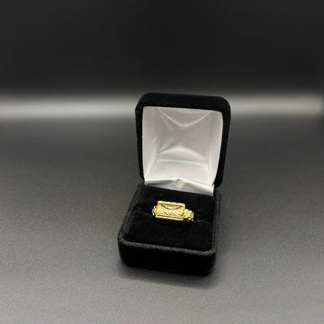Men Última Cena Rolex Ring 14k Gold Plated