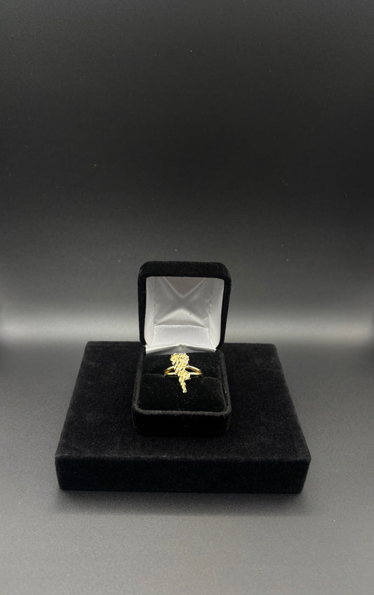 Women BB 14k Gold Plated Ring