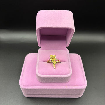 Women BB 14k Gold Plated Ring