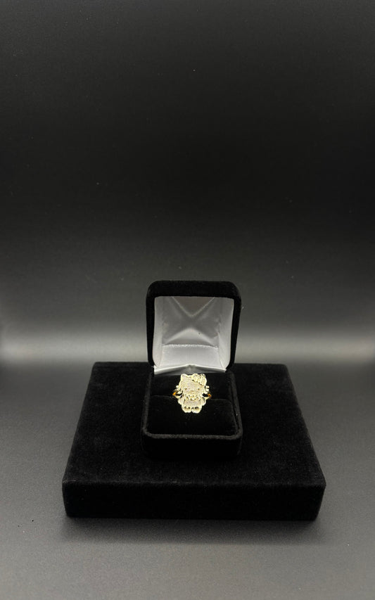 Women HK 14k Gold Plated Ring