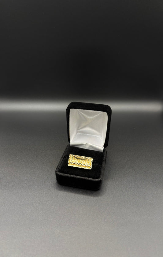 Men Última Cena Ring 14k Gold Plated
