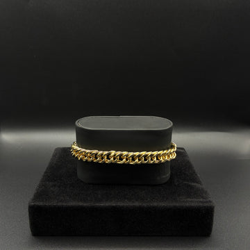Men bracelet 14k gold plated