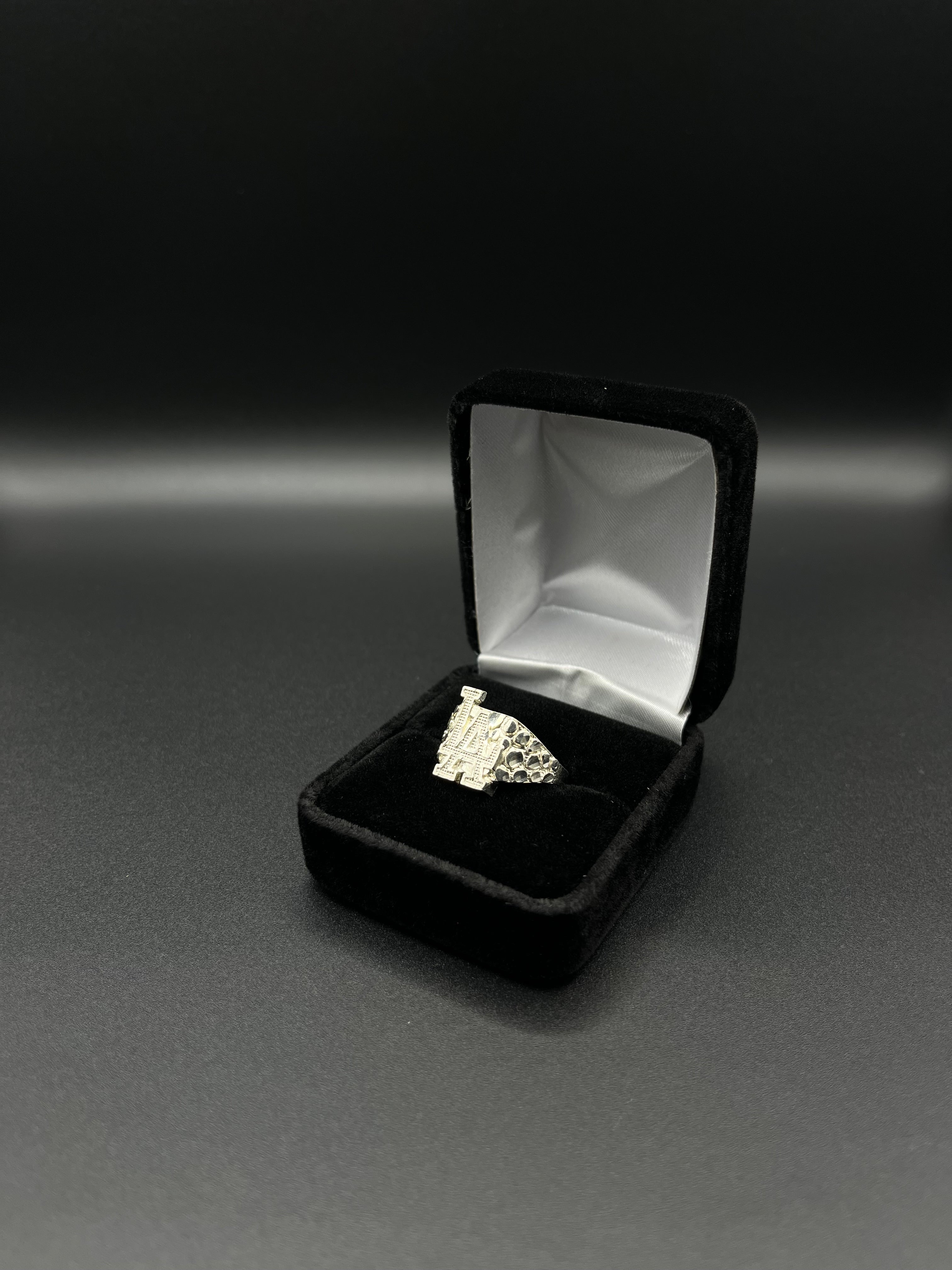 LA Nugget Ring 925. Silver