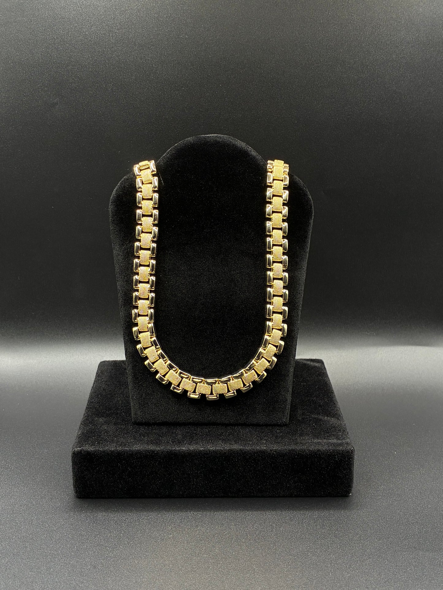 Men Rolex 24in chain 14k gold plated