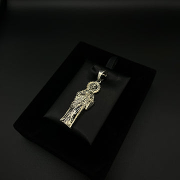 Men San Judas Pendant 925. Silver
