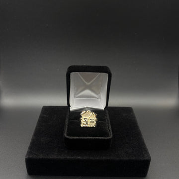 Women Trap House 14k Gold Plated Ring