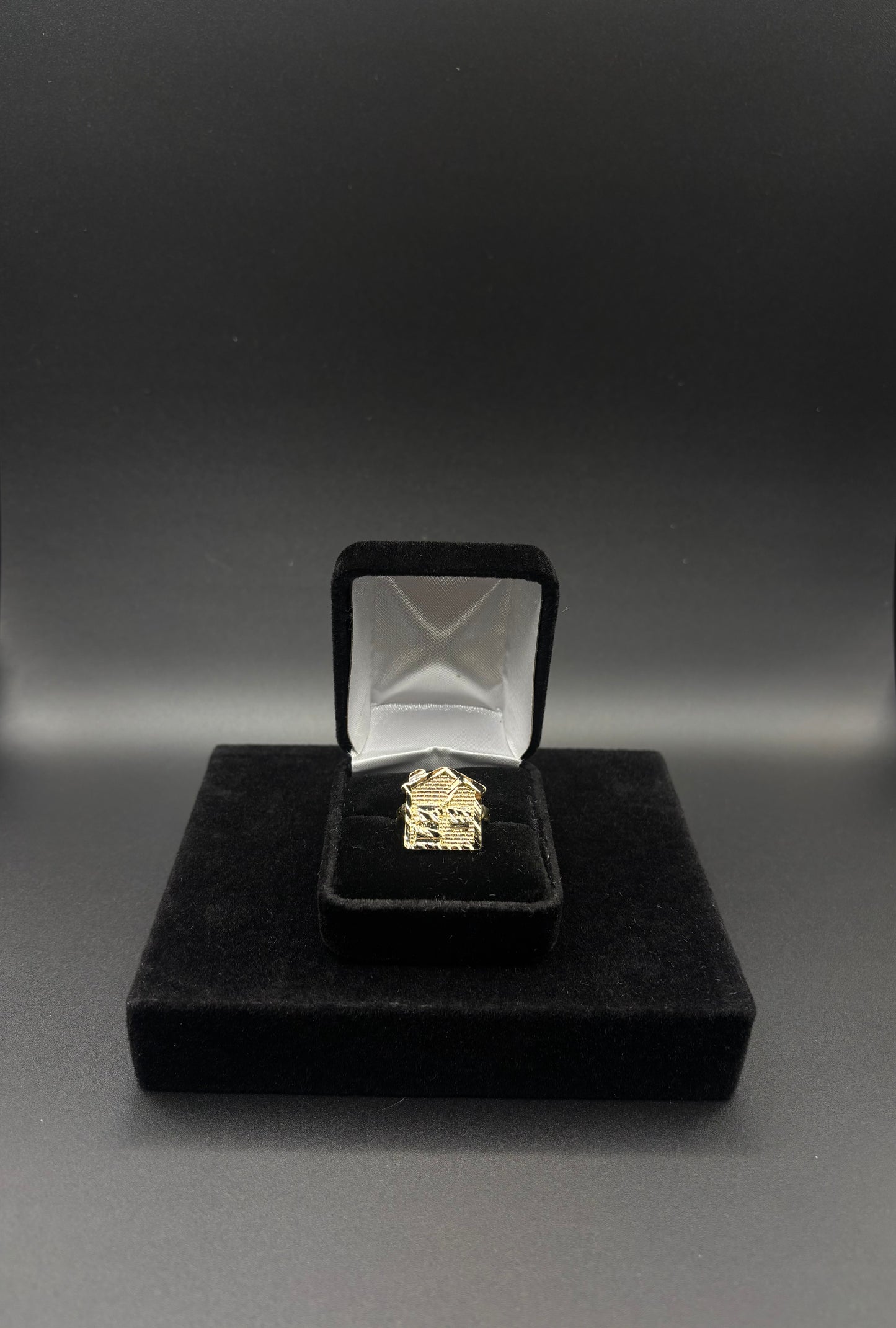 Women Trap House 14k Gold Plated Ring