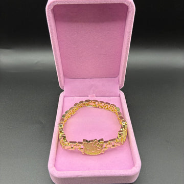 Women HK Rolex bracelet 14k gold plated