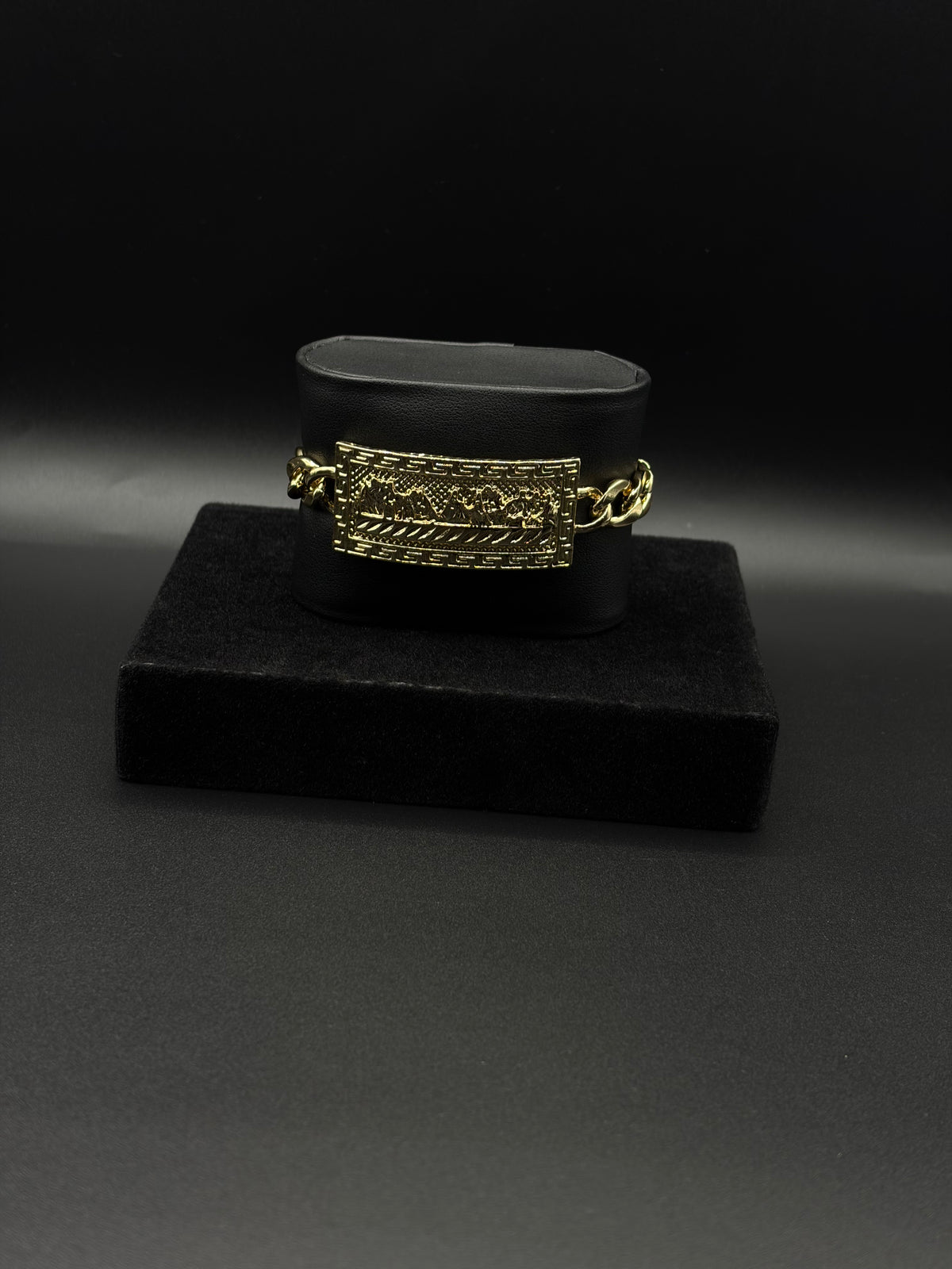 Men Last Supper Bracelet 14k Gold Plated