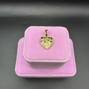 Women Nugget heart 14k gold plated