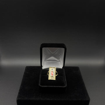 Women Virgin Mary 14k Gold Plated Ring
