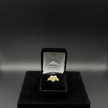Women Nugget Rolex Heart 14k Gold Plated Ring