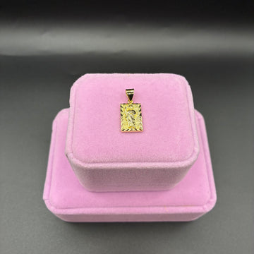 Women San Judas pendant 14k gold plated