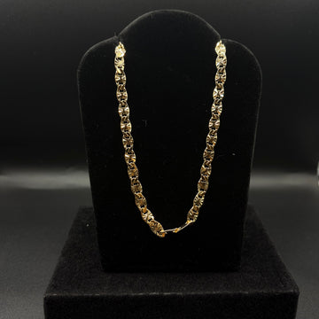 Men Marine Chain 23inch 14k Gold Plated