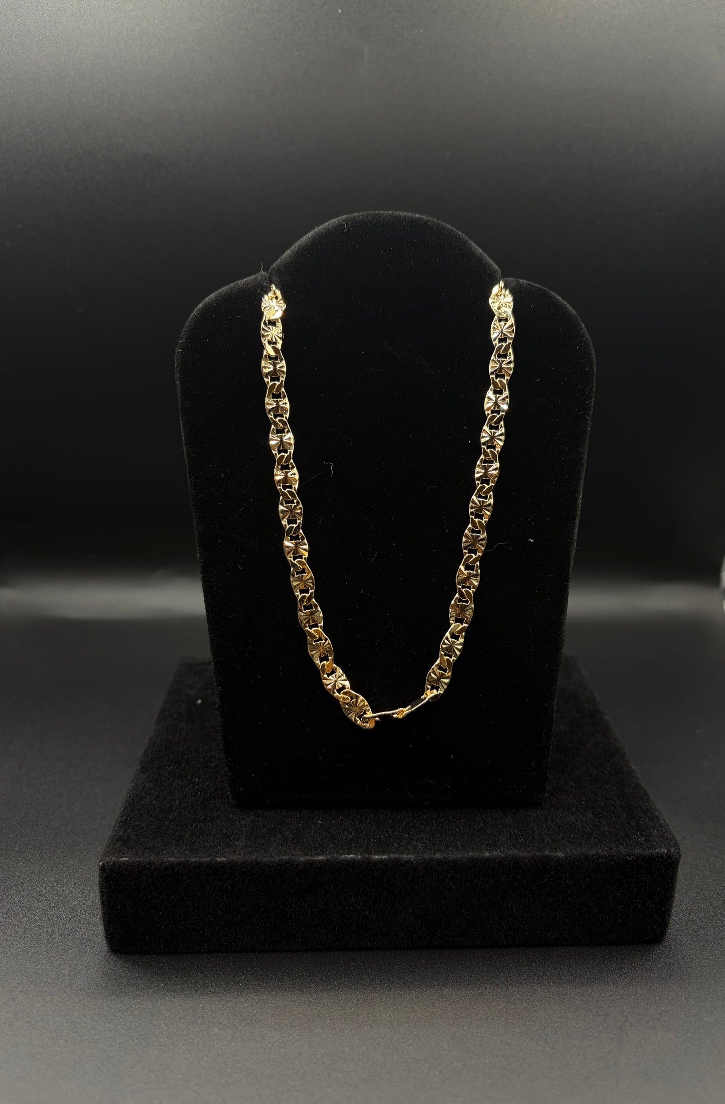 Men Marine Chain 23inch 14k Gold Plated