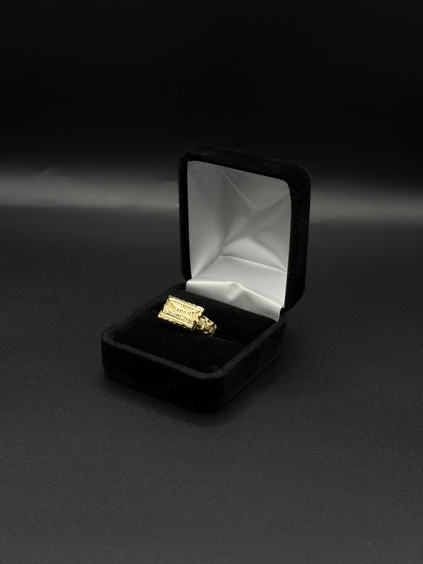 Men Last Supper Rolex Ring 14k Gold Plated